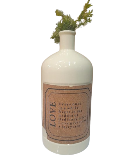 Modern Cream Ceramic Vase