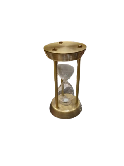 Golden Decorative Hourglass Timer