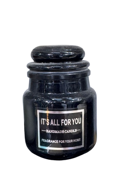 Handmade Black Jar Scented Candle