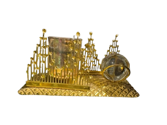 Ornate Golden Architectural Sculpture