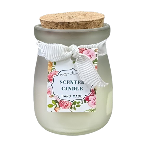 Handmade Scented Candle in Glass Jar