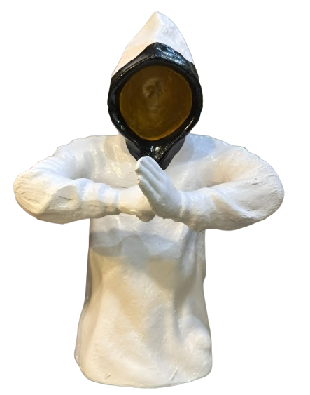 Minimalist Hooded Sculpture